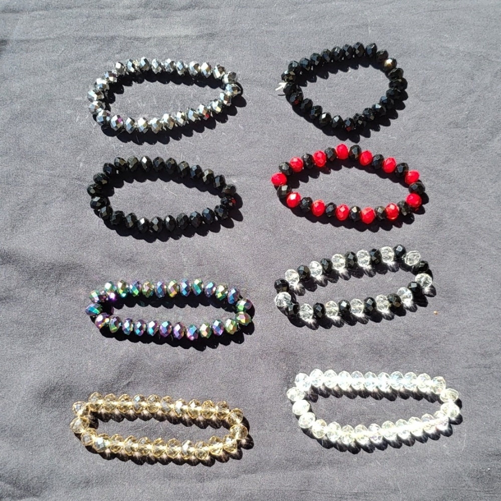 Bracelet Bundle beaded elastic stretch jewelry